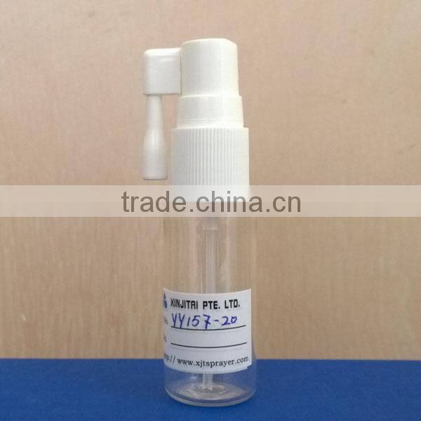 20ml Pharmaceutical PET Oral Spray Bottle with Long Nozzle