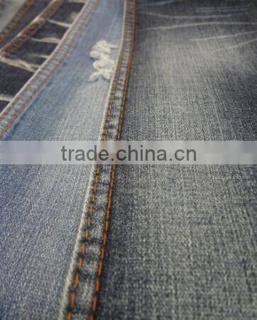 2016 hot summer elastic woven shorts with indigo coolmax spandex denim fabrics