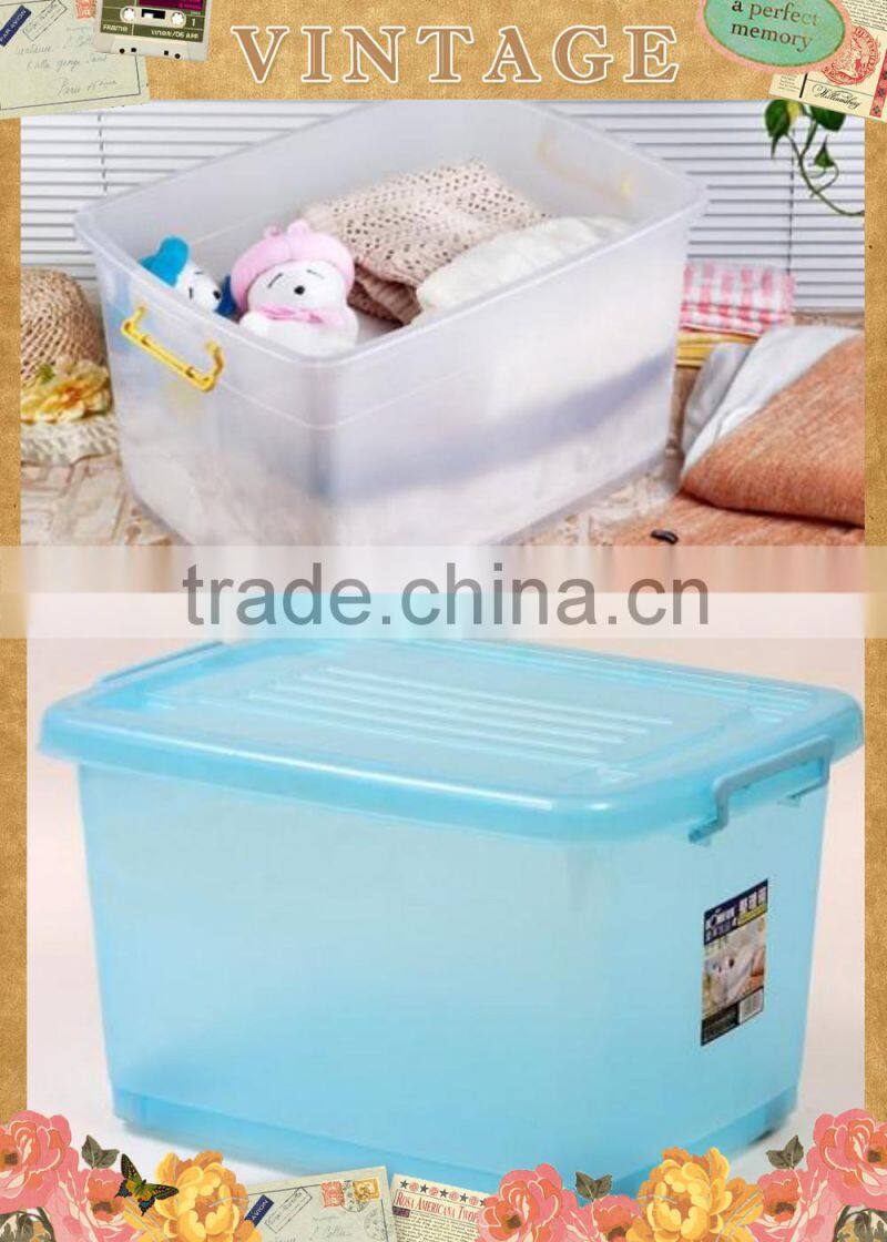 Waterproof storage box with wheels bathroom sundries storage box