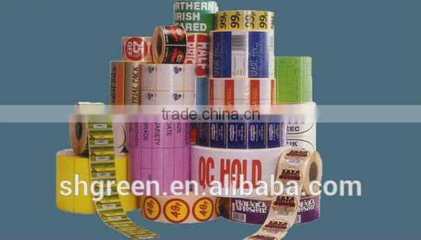 Industrial vinyl sticker roll