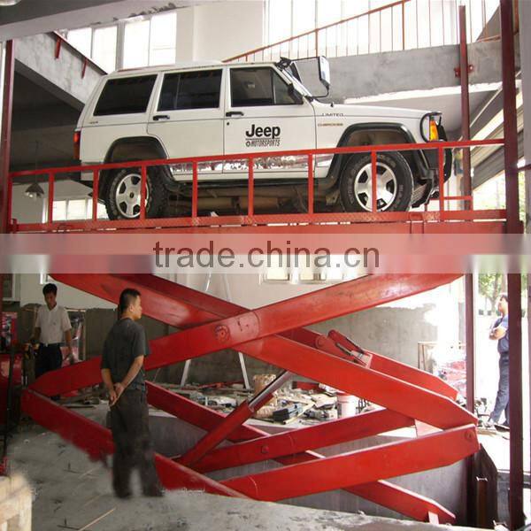 China hydraulic Scissor Car Lift Elevator