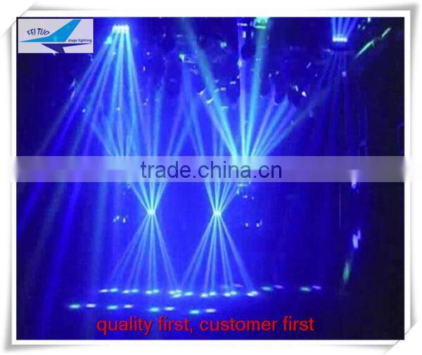 Dj pub KTV rgbw 8x10w XY motorized led spider beam moving head light