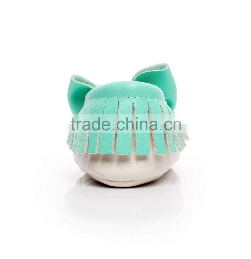 Excellent Design Fashion Simple Cheap price colorful leather babyshoes