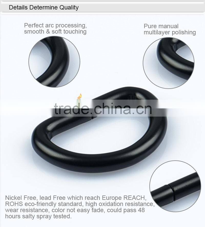 Iron Grade A Metal D Ring Snap Hook for Bag