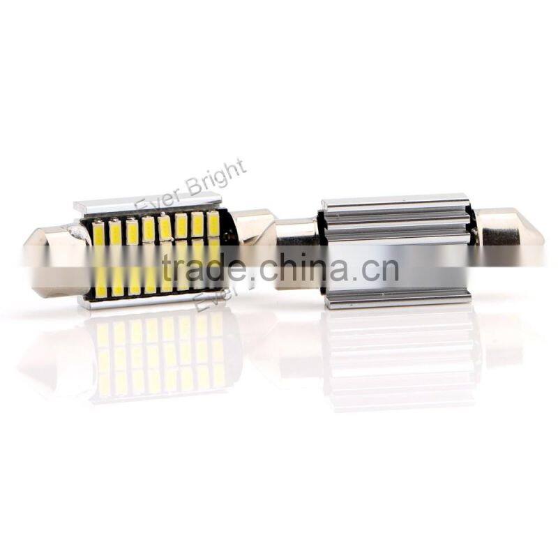 Festoon 3014 24smd Auto Lamp Reading dome roof Light 12V Led Car interior Light festoon bulbs