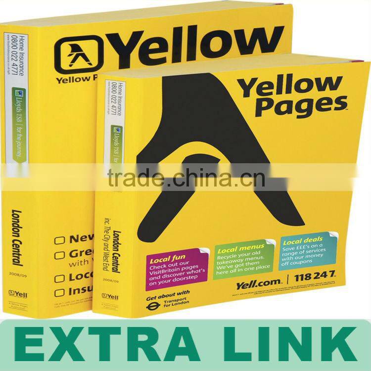 Soft Cover Yellow Pages Book Brochure Printing