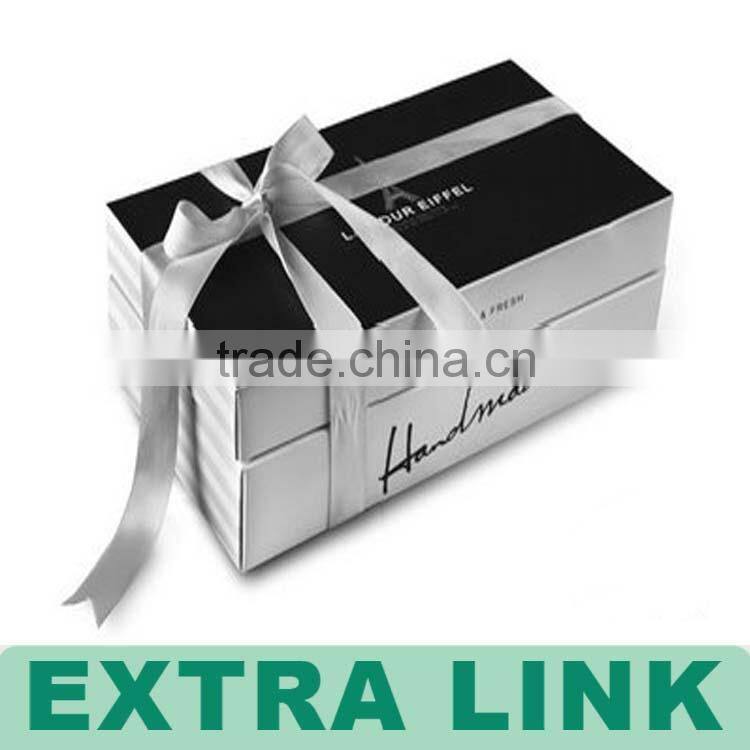 High end bright narrow &long gift box in mailbox shape