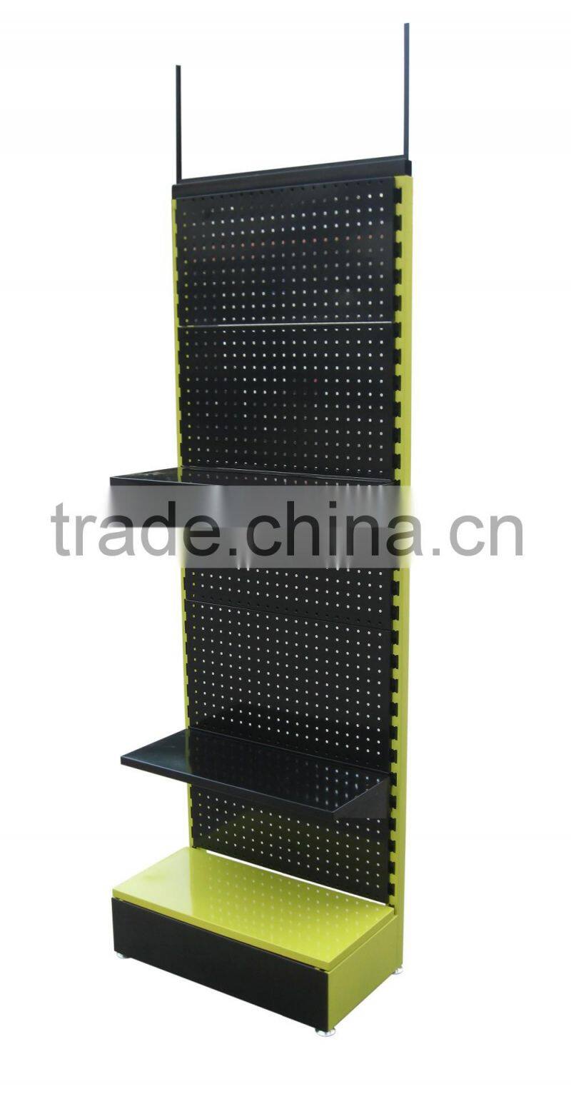Power tools metal display,metal pegboard display stand,desktop metal display rack