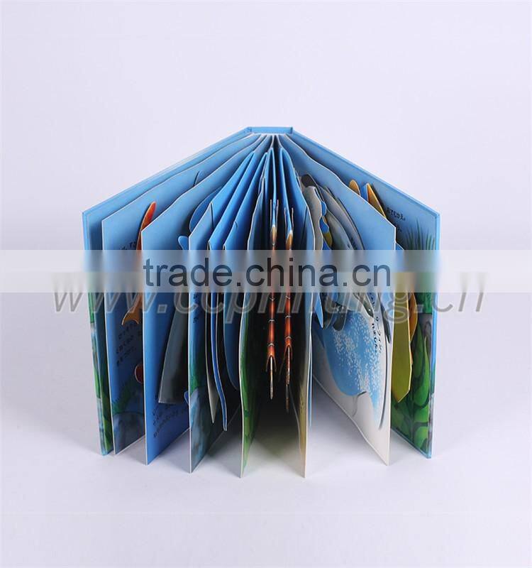 Pop up book printing fancy children pop up book