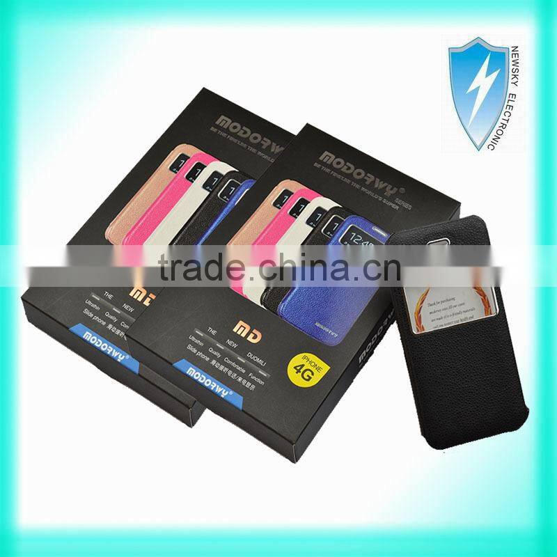 self-developed and producted leather case for iphone 4G,5G/5S, 5C