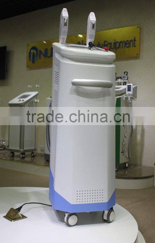 Newest SHR Two Handles Hair Removal IPL SHR Hair Removal Laser