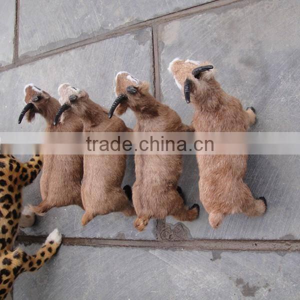 Plastic sculpture homemade soft toy plush goat decorations