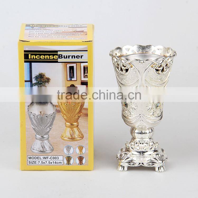 2016 New style wholesale zinc alloy incense burner/best quality incense burner