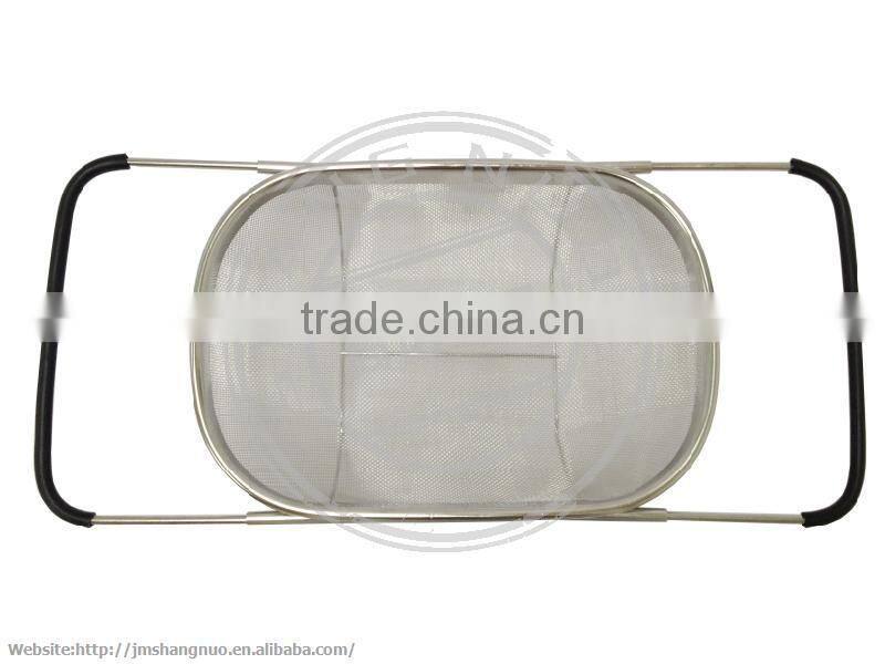 Kitchen extensible fruit Mesh Strainer,vegetable strainer