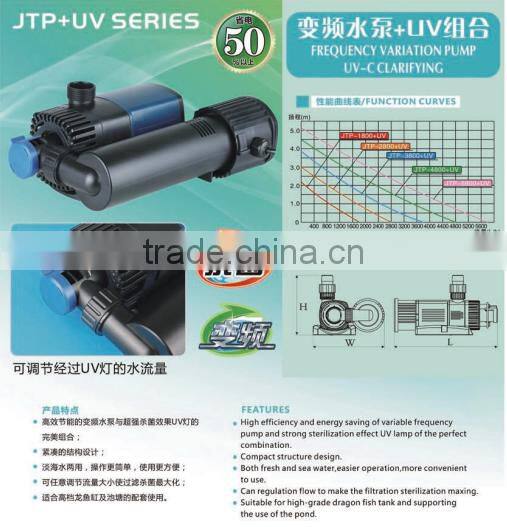 JTP-7000+UV frequency conversion water pump