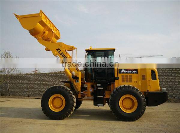 Direct manufacturer ZL50 5tons capacity front end wheel loader for sale