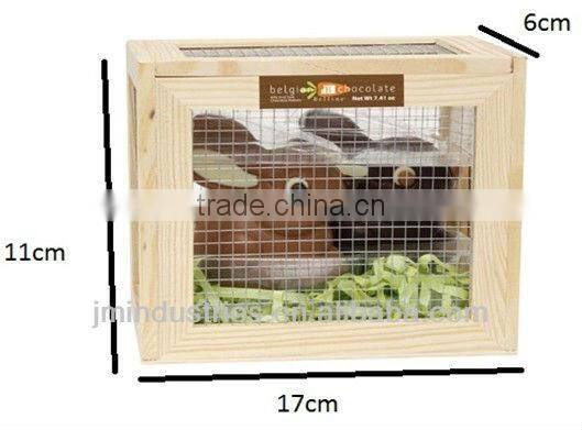 Wooden Rabbit Pet Cage with FSC Certificate