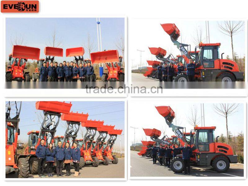 EVERUN Brand CE certificate multifunction 1.6Ton agricultural machine china loader
