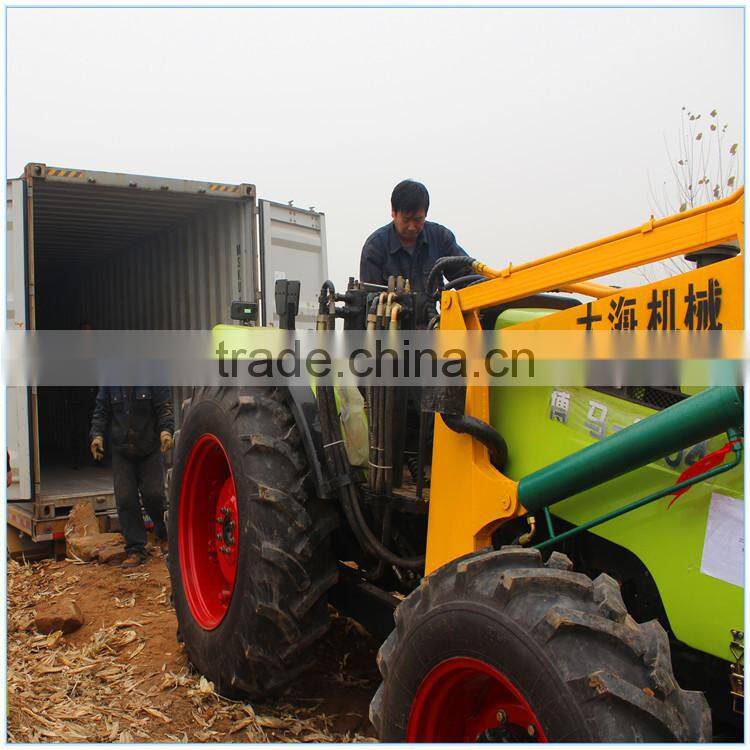 1004 Type YTO tractor Mounted Street Lighting Pole Digger with crane and drill rig