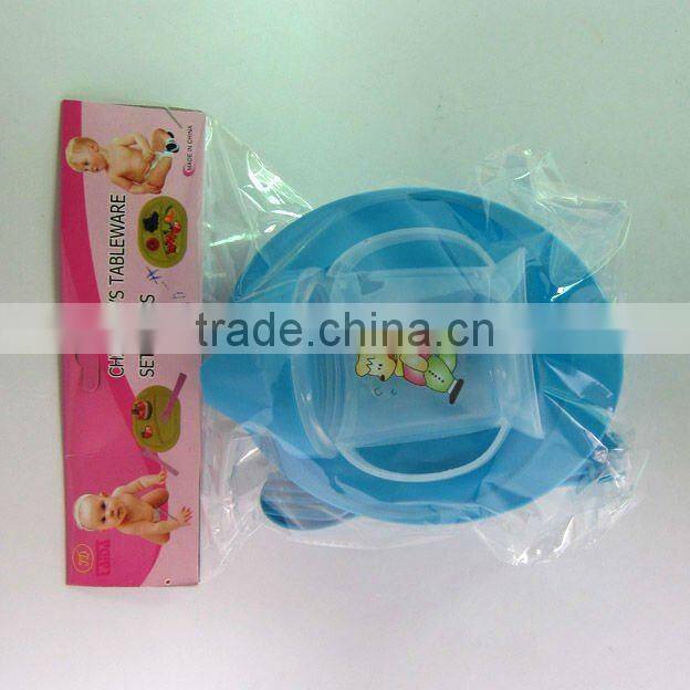 Wholesale 4pcs tableware plastic picnic set