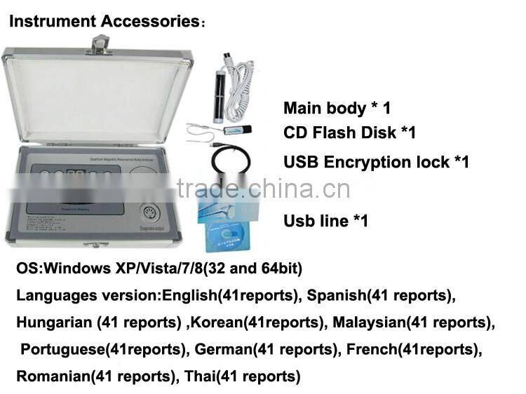 2017 Intelligent Medical new electronic health sub health analyzer detector