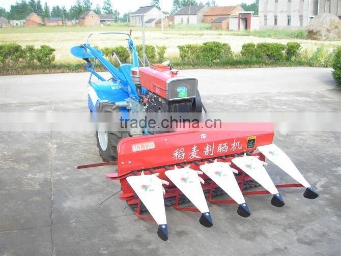 Mini tractor reaper for wheat