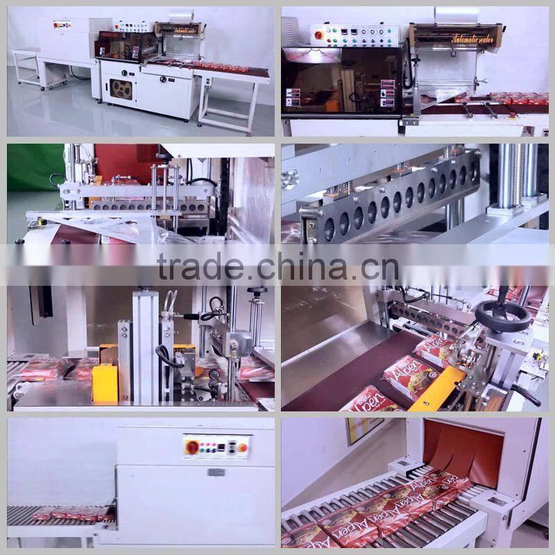 Economic book shrink wrapping machine