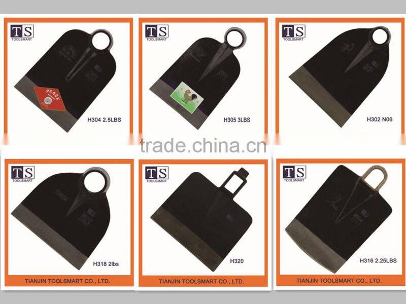 Hot sale steel forged different types of farming hoe