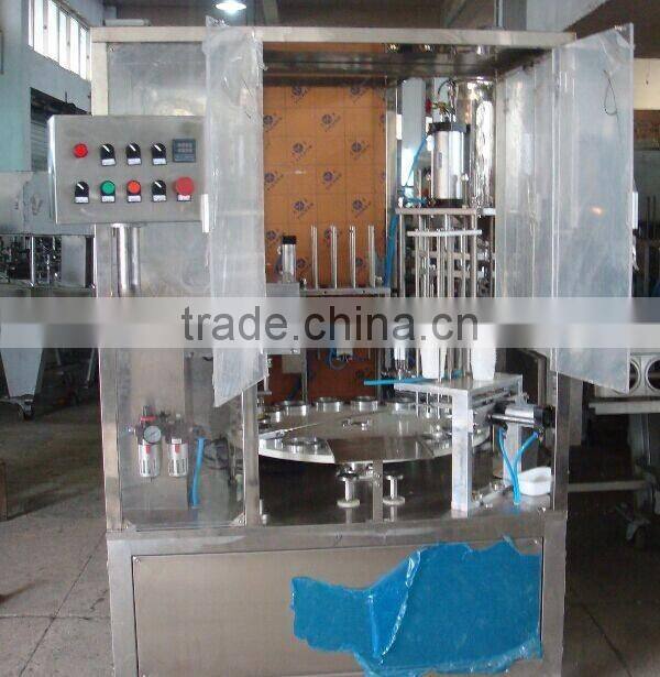 Rotary Cup Filling Sealing Machine 2 Holes