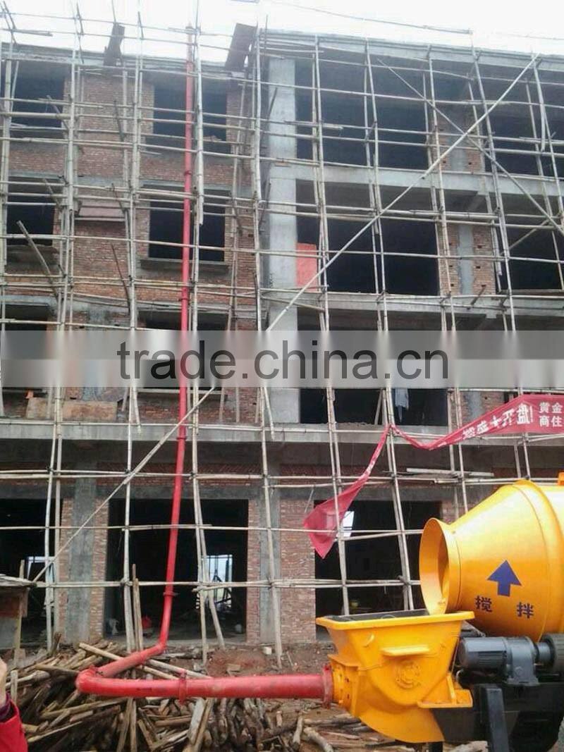 Chinese manufacturer portable mobile electric concrete mixer and pump for sale