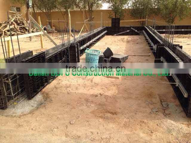 modular plastic round formwork for concrete construction