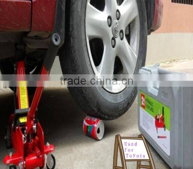 2 tons hydraulic car jack with wheels