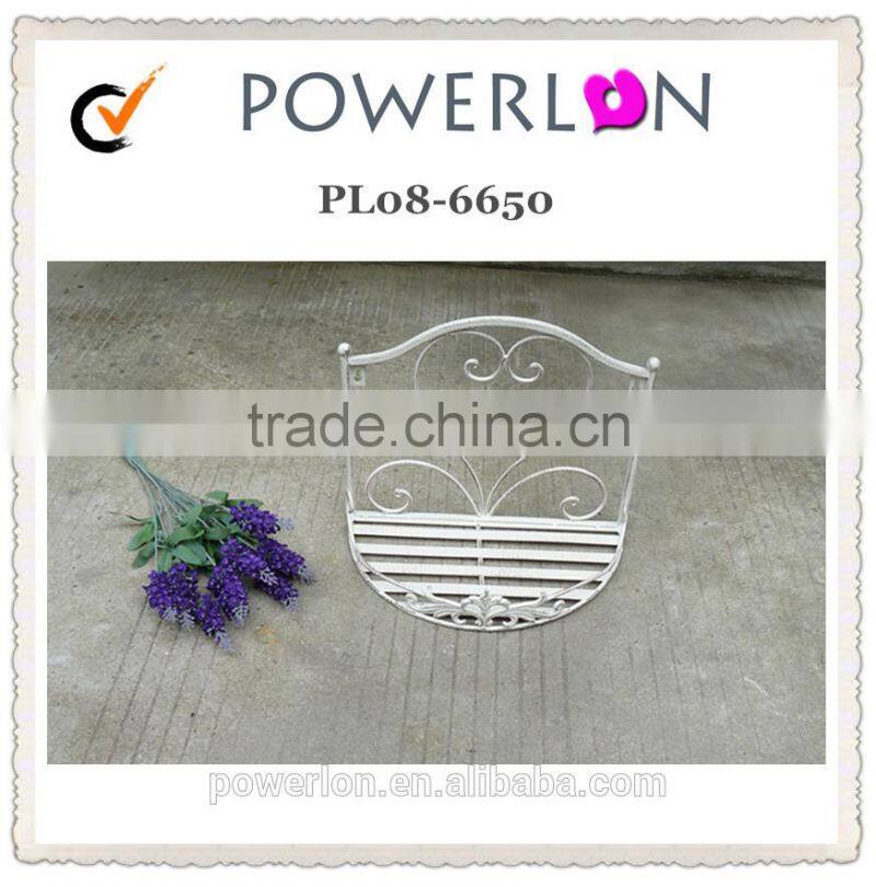 2016 New Wrought Iron Wall Basket Planter