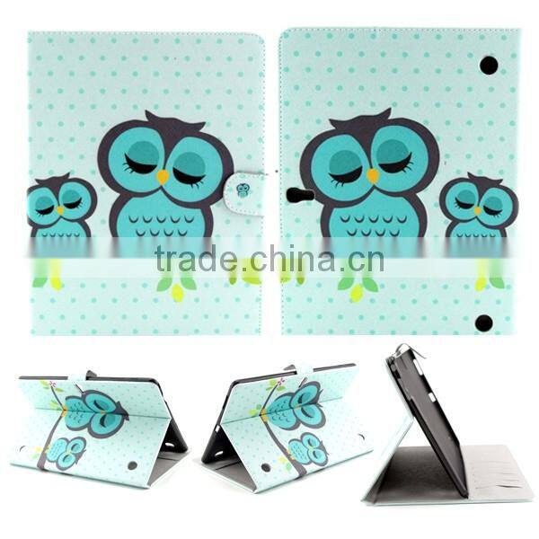 Hot selling Tablet case wallet flip leather case for Samsung T800, leather case