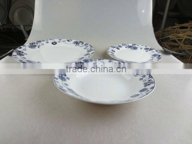 18 pcs dinner set with decal