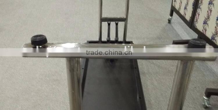 New Style Comercial Banquet Rectangular Training Tables with Folding Legs and metal mask