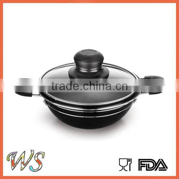 WS-DA234 black couscous pot with lid