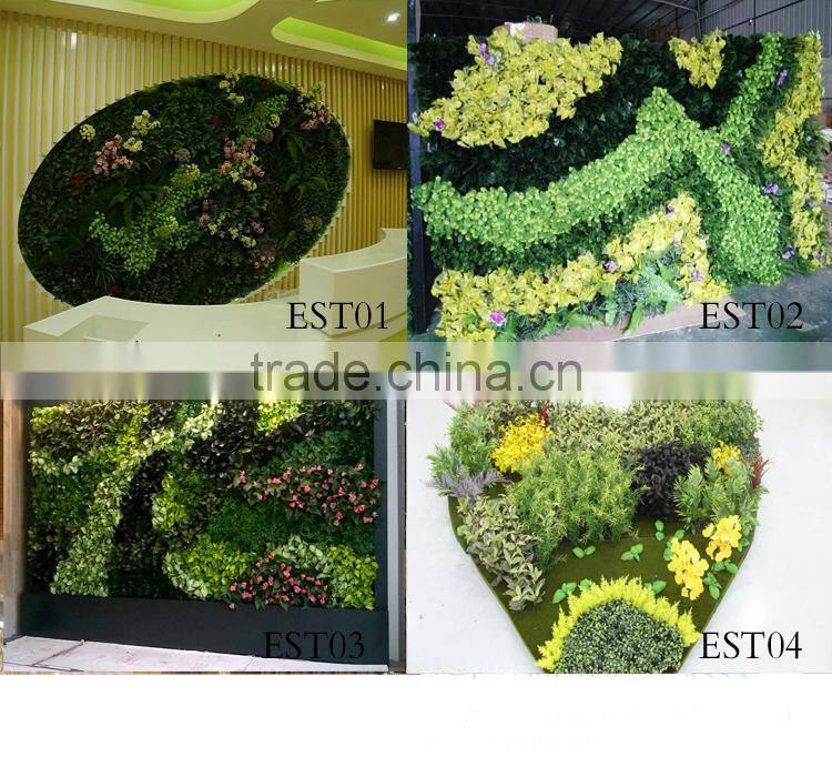 artificial leaf wall interior decor new product verticial green wall
