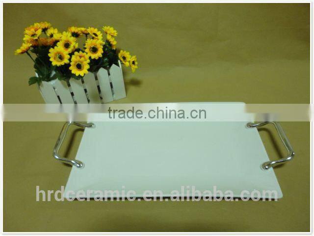 New design Customized crystal pendant lights stock ceramic plates with handles