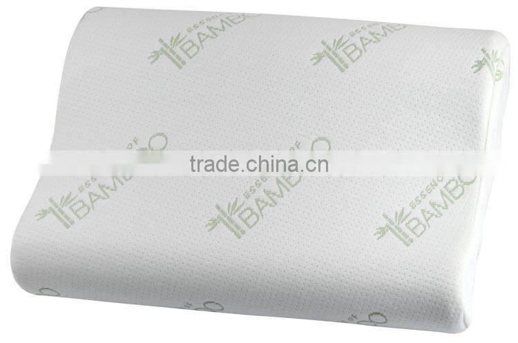 High quality bamboo fiber pillow therapy breathable soft bamboo memory foam pillow