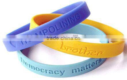 Custom Top 10 Silicone Wristband With Logo
