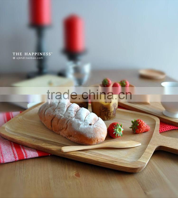 multi shape and size food tray storage tray wooden serving tray