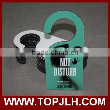 Customed design MDF doorplate sublimation wood door hanger
