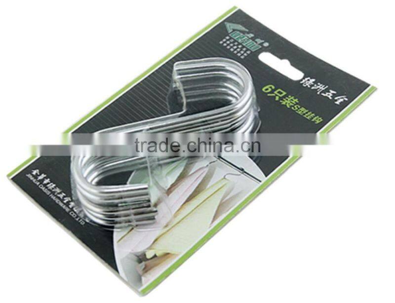 wall coat hat hooks hardware S meat hook Slatwall Display Hook SWIVEL HOOK