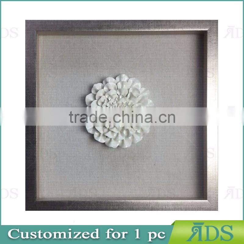 New collection ceramic 3D shadow box wall art for home decoration