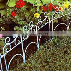 wrought iron outdoor garden fence