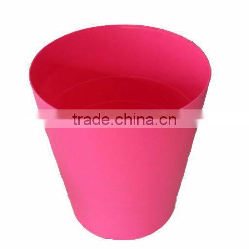 PP round shape plastic trash can