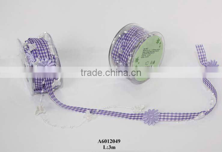 fashion orange ribbon with balls deco