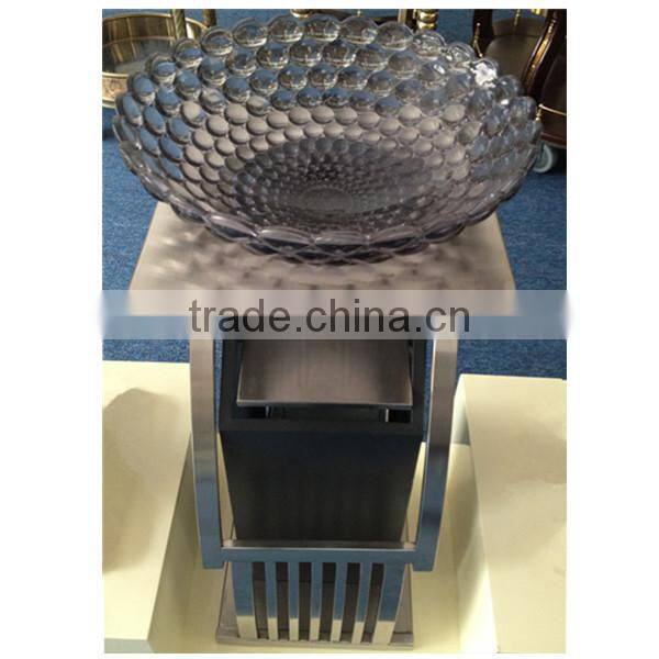 Jadeite style fruit bowl/ art ashtray/ decorative hotel marble plate/ top quality glass ash ashtray BHL-P20