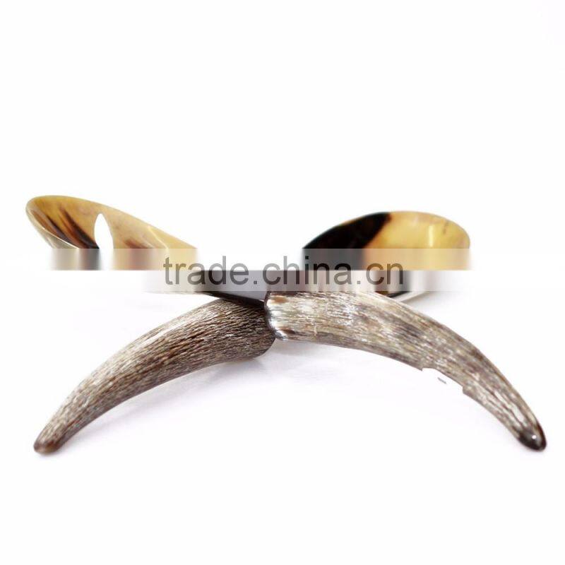 Natural horn spoon, high quality water buffalo Horn spoon